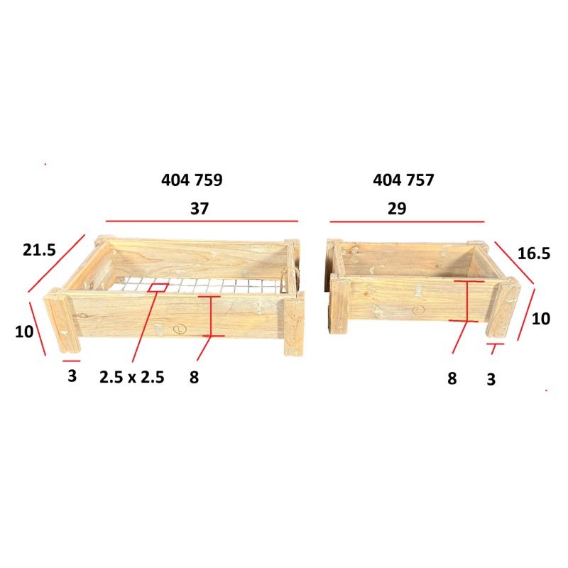 Badkamer kistje, set van 2 stuks. afbeelding