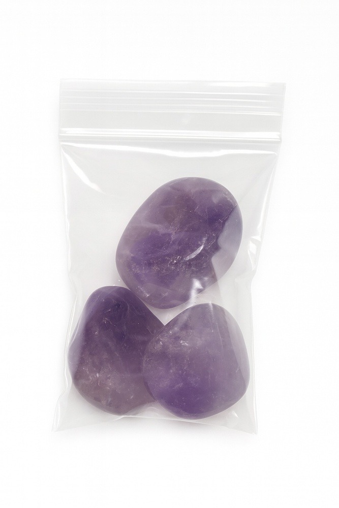 Amethist Gepolijst A-Kwaliteit 3 Stuks | 2-3 cm | afbeelding