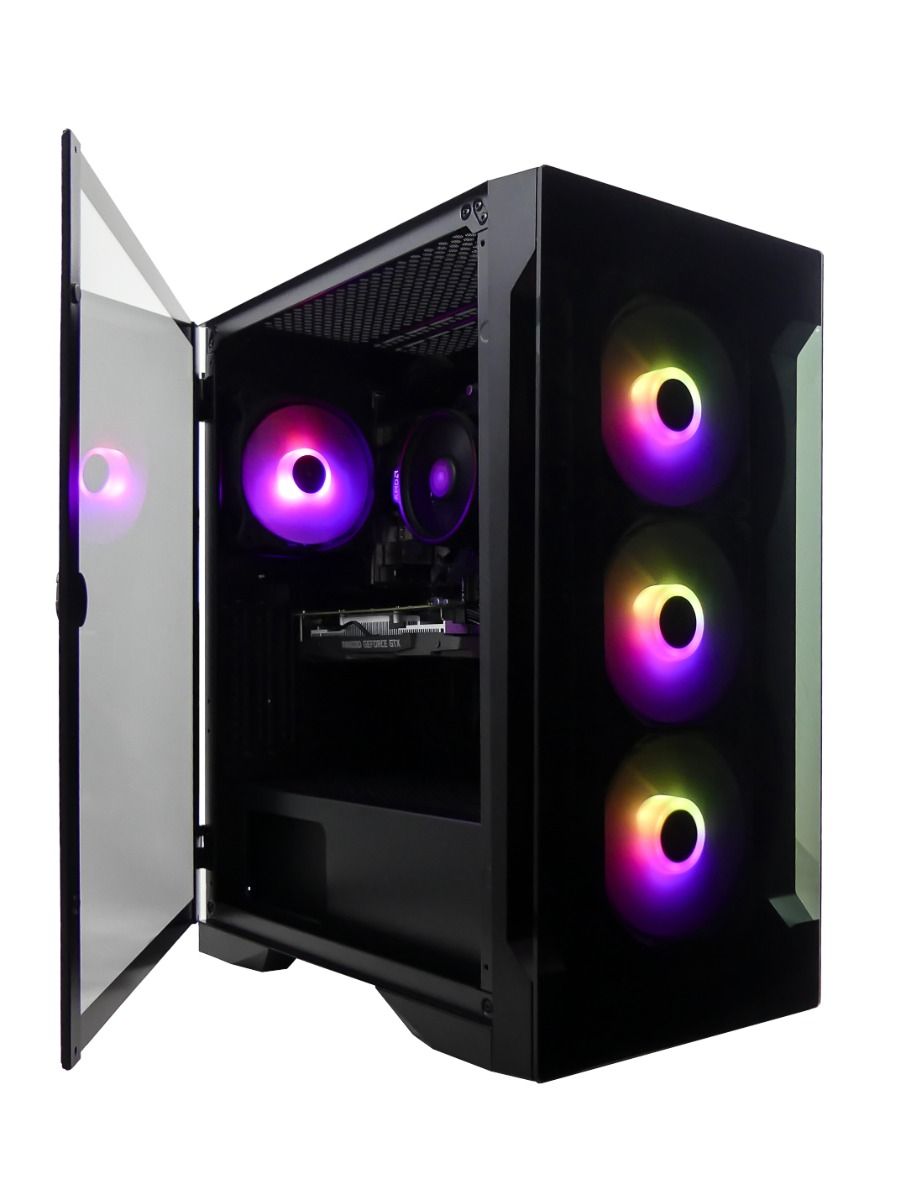 Intel i5 12400 6-Core - Allround RGB Game PC - Nvidia GeForce RTX Intel i5 12400 6-Core - Allround RGB Game PC - Nvidia GeForce RTX