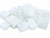 Seleniet Stukken - 1,5 - 5cm - Wit - Gezaagd - Voordeelzak van 1kg