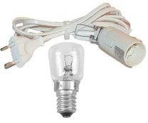 E14 Fitting+Kabel+Lampje (o.a. voor Zoutlamp) - Inc Aan/Uit Schakelaar