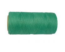 Macramé Koord - GROEN TURKOOIS / GREEN TURQUOISE - #224 - Waxed Polyester Cord - Klos ca. 173mtr - 1mm Dik