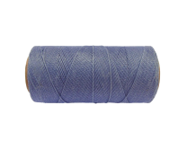 Macramé Koord - LEISTEEN BLAUW / SLATE BLUE - #227 - Waxed Polyester Cord - Klos ca. 173mtr - 1mm Dik