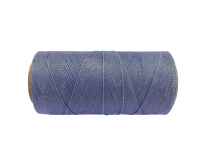 Macramé Koord - LEISTEEN BLAUW / SLATE BLUE - #227 - Waxed Polyester Cord - Klos ca. 173mtr - 1mm Dik