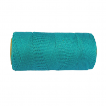 Macramé Koord - TURKOOIS / TURQUOISE - #229 - Waxed Polyester Cord - Klos ca. 173mtr - 1mm Dik