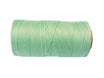 Macramé Koord - MINT GROEN / MINT GREEN - #230 - Waxed Polyester Cord - Klos ca. 173mtr - 1mm Dik