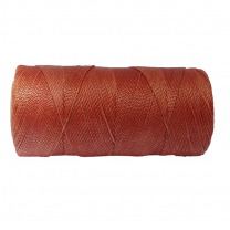 Macramé Koord - ROEST ORANJE / ORANGE RUST- #234 - Waxed Polyester Cord - Klos ca. 173mtr - 1mm Dik