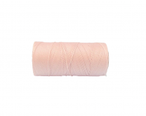 Macramé Koord - ZACHT ROZE / SOFT PINK - #239 - Waxed Polyester Cord - Klos ca. 173mtr - 1mm Dik