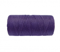 Macramé Koord - DONKER PAARS / DARK PURPLE - #332 - Waxed Polyester Cord - Klos ca. 173mtr - 1mm Dik