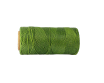 Macramé Koord - MOS GROEN / FOREST GREEN - #352 - Waxed Polyester Cord - Klos ca. 173mtr - 1mm Dik