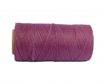 Macramé Koord - PRUIM PAARS / PLUM PURPLE - #360 - Waxed Polyester Cord - Klos ca. 173mtr - 1mm Dik
