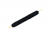 Macrame Koord - ZWART / BLACK - Waxed Polyester Cord - Klos 2800 cm - 1mm dik