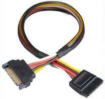 Akasa Sata Power Cable Extension / 30cm Verleng kabel | AK-CBPW04-30 Zwart