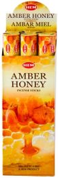HEM Amber Honey Wierook (pakje a 20 stokjes)