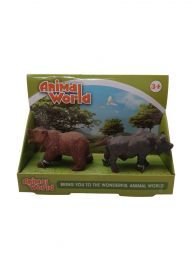 Beer Buffalo Speelset 2Stuks Animal World