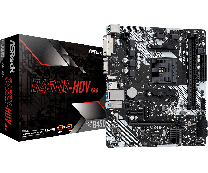 ASRock B450M-HDV R4.0 - Moederbord - Micro ATX - AMD B450 - Socket AM4