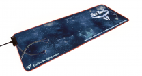 XXXL Muismat Groot Extra Dikte 4mm Zwart - 900x400 / 90x40 - Gaming Mousepad XXL (Toetsenbord en Muis passen hierop) - Hoge kwaliteit met Anti-Slip, Ongevouwen verstuurd! - BitBull Logo