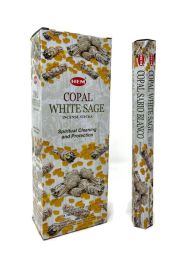 HEM Wierook - Copal White Sage - Slof / Voordeelbox (6 Pakjes / 120 stokjes)