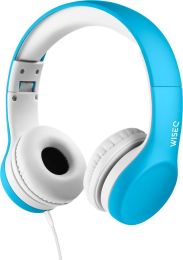 WiseQ Koptelefoon met draad / Headset voor Kinderen bedraad - Hero Junior Blue