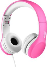 WiseQ Koptelefoon met draad / Headset voor Kinderen bedraad - Hero Junior Pink
