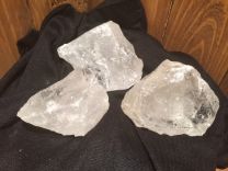 Bergkristal Brok Ruw - Lemurian Ice Crystal - c.a. 110gr 5x4x3cm