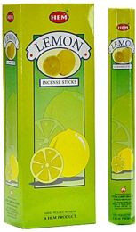 HEM Wierook - Lemon - Slof / Voordeelbox (6 Pakjes / 120 stokjes)
