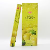 HEM Wierook - Lime Lemon - Slof / Voordeelbox (6 Pakjes / 120 stokjes)
