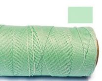 Macrame Koord -  MINT GROEN / MINT GREEN - Waxed Polyester Cord - Klos 914 cm - 1mm dik