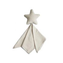 Mushie Knuffeldoekje - Lovely Blanket Star Beige