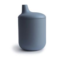 Mushie Sippy Cup / Drinkbeker - Dusty Blue