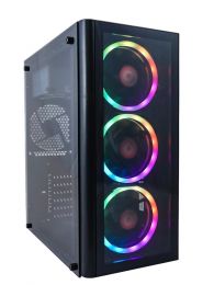 AMD Ryzen 5 RGB Budget Game Computer / Gaming PC - 16GB RAM (2x8GB Dual-Channel) - 500GB SSD - RX Vega 11 - Windows 11 - VISION