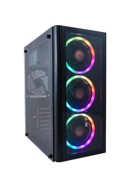 AMD Ryzen 5 3600 RGB Game Computer / Streaming PC - RTX 3060 8GB - 16GB RAM - 500GB SSD - 2TB HDD - TG5 Pro