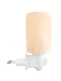 Zoutlamp CILINDER - Nachtlampje met aan/uit schakelaar en gloeilampje - Kinderkamer - Hal - Slaapkamer - Himalayazout