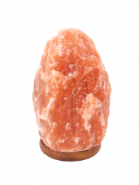 Rode Zoutlamp 4-6kg - 100% Natuurlijk Himalaya Zout - Rood - Extra Lange Kabel met Dimmer 1,8mtr met Lampje - ca. 20x15cm
