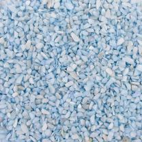Gekleurde Steentjes 4-6mm - Granulaat - LICHT BLAUW - Bodembedekking voor Bloempotten en Plantenbakken - 1KG