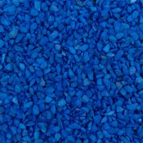 Aquarium Steentjes - Gekleurd Granulaat - DONKER BLAUW - Bodembedekking 4-6mm - 1KG