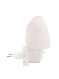 Zoutlamp ROTS - Nachtlampje met Aan / Uit Schakelaar en Ledlampje - Kinderkamer - Hal - Slaapkamer - Himalayazout - Energie zuinig!