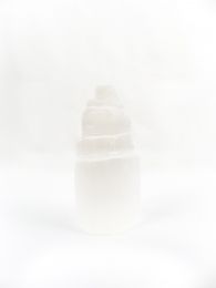 Seleniet Mini Torentje - Witte Seleniet - 6,5cm hoog