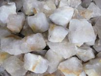 Bergkristal Ruw Groot - B-Kwaliteit - Groothandel Partij van 25kg - Stenen/Stukken van 0,5 tot 4kg