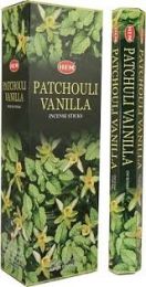 HEM Wierook - Patchouli Vanilla - Slof / Voordeelbox (6 Pakjes / 120 stokjes)
