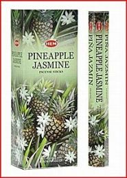 HEM Wierook - Pineapple Jasmine - Slof / Voordeelbox (6 Pakjes / 120 stokjes)