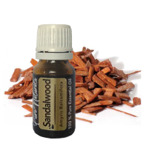 Essentiële Olie Aromatherapie - Biologisch - Sandelwood (Sandelhout) - Flesje 10ml - Pure Naturals