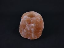 Waxinelichthouder / Theelichthouder Zoutsteen Himalaya - Groot 1-1,5kg 10x8cm