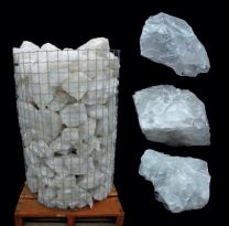 Bergkristal Ruw Groot - A-Kwaliteit - Groothandel Partij Stenen/Stukken van 0,5 tot 4kg - 500KG