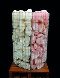 Mix 50kg Bergkristal en 50kg Rozekwarts Ruw - Groothandel Partij Stenen/Stukken van 0,5 tot 4kg - Topkwaliteit
