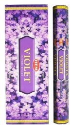 HEM Wierook - Violet - Slof / Voordeelbox (6 Pakjes / 120 stokjes)