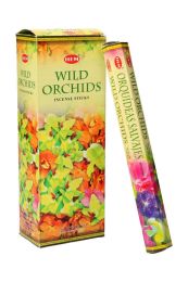 HEM Wierook - Wild Orchids - Slof / Voordeelbox (6 Pakjes / 120 stokjes)