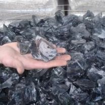 Glas Zwart - Groothandel Partij Stenen/Stukken van 0,5 tot 4kg - Topkwaliteit - 100KG