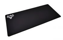 XXXL Muismat Groot Extra Dikte 4mm Zwart - 900x400 / 90x40 - Gaming Mousepad XXL (Toetsenbord en Muis passen hierop) - Hoge kwaliteit met Anti-Slip, Ongevouwen verstuurd! - BitBull Logo