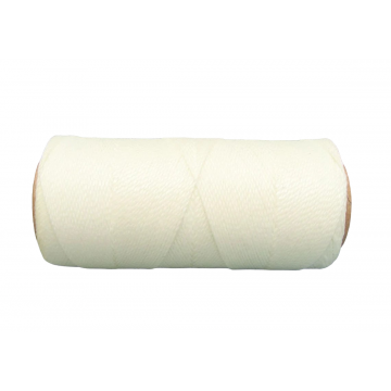 Macramé Koord - GEBROKEN WIT / OFF WHITE - #Natural - Waxed Polyester Cord - Klos ca. 173mtr - 1mm Dik